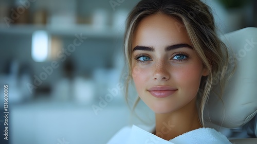 Free Download Dermatology clinic scene with a patient consulting about non-surgical enhancements, skincare discussion, professional setting - GFXLoad