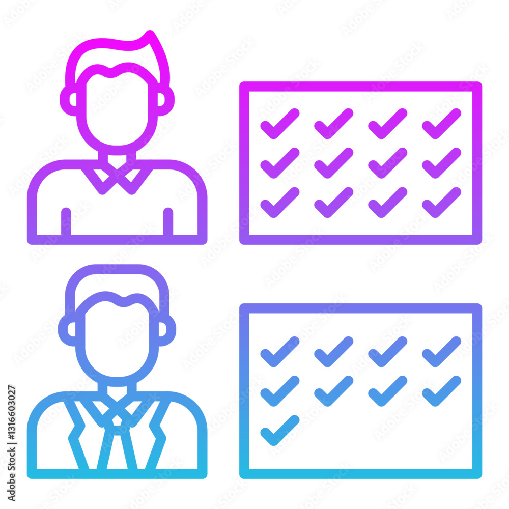 Obraz premium Result Icon