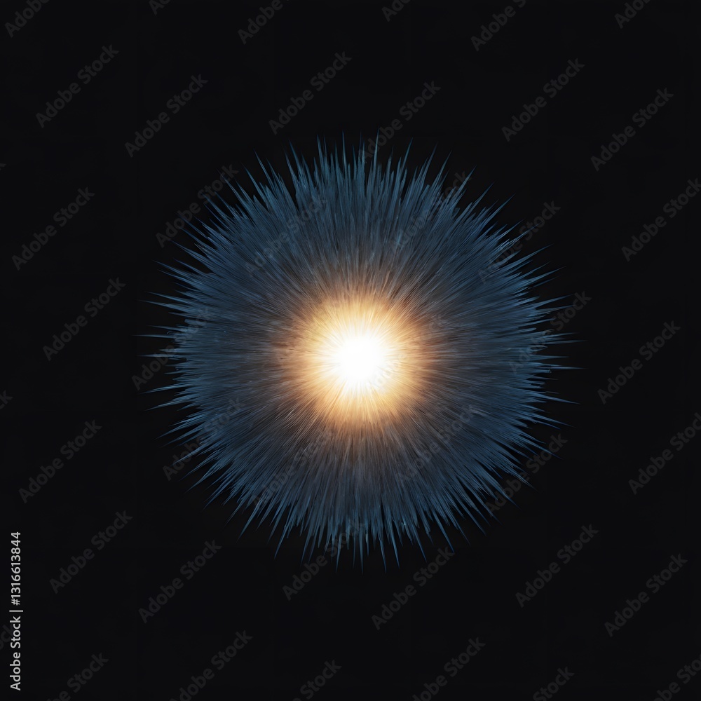 energy power explosion effect isolated on a black background energy power explosion effect isolated on a black background