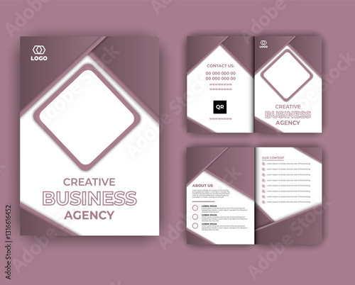 bi fold brochure template