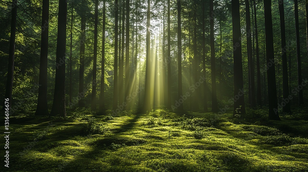 Fototapeta premium Elegant International Day of Forests Background