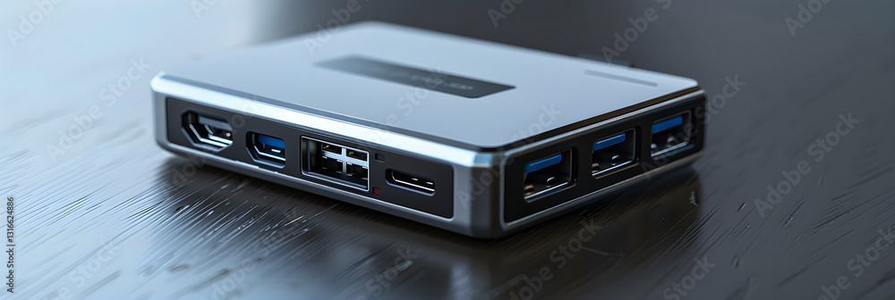 Fototapeta premium Compact and Elegant TF Card Reader : A Symbol of Efficient and Modern Data Transfer Technology