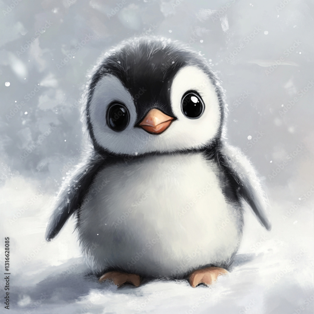 Fototapeta premium A cutie penguin