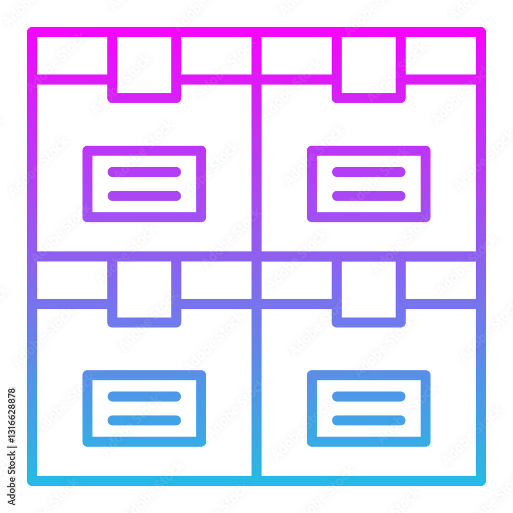 Packages box Icon Packages box Icon