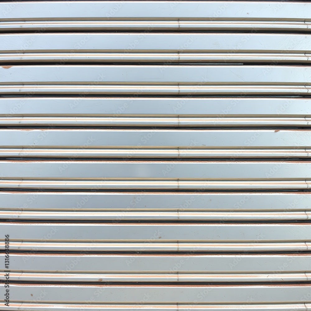 Obraz premium Corrugated Metal Sheet Surface Texture Background