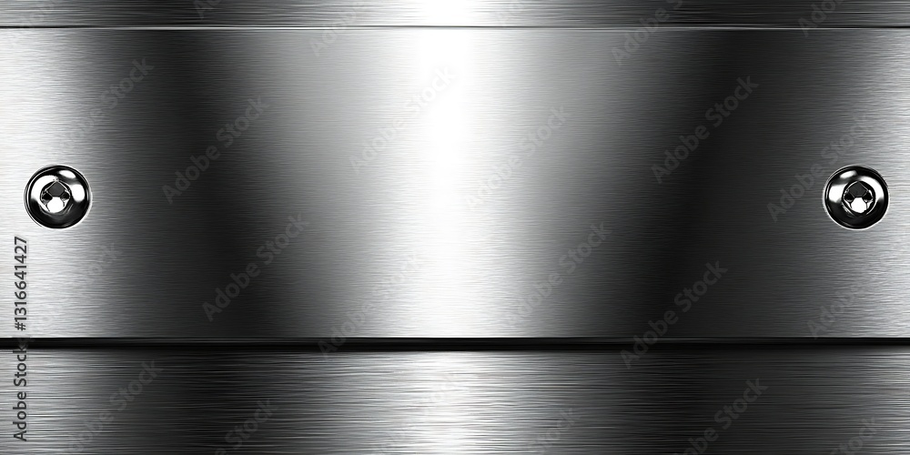 Obraz premium Brushed Metal Plate Background Texture
