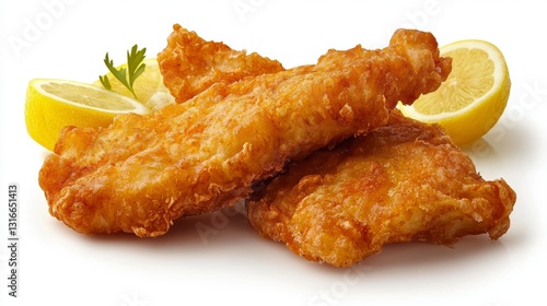 Indulge in a delectable seafood sensation with these crispy fried fish fillets, a culinary masterpiece that combines the delicate flavor of fresh fish with a satisfyingly crunchy exterior Each fillet