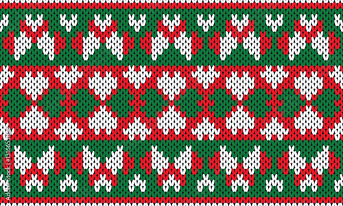 Seamless printable knitting pattern.
