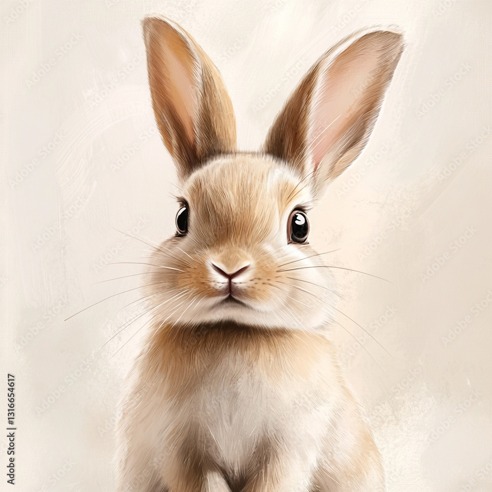 Fototapeta premium A cutie rabbit