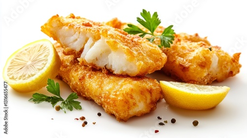 Indulge in the exquisite taste of crispy breaded fish fillets, a culinary masterpiece that combines the delicate flavor of the sea with a satisfying crunch Each fillet is carefully coated in a golden