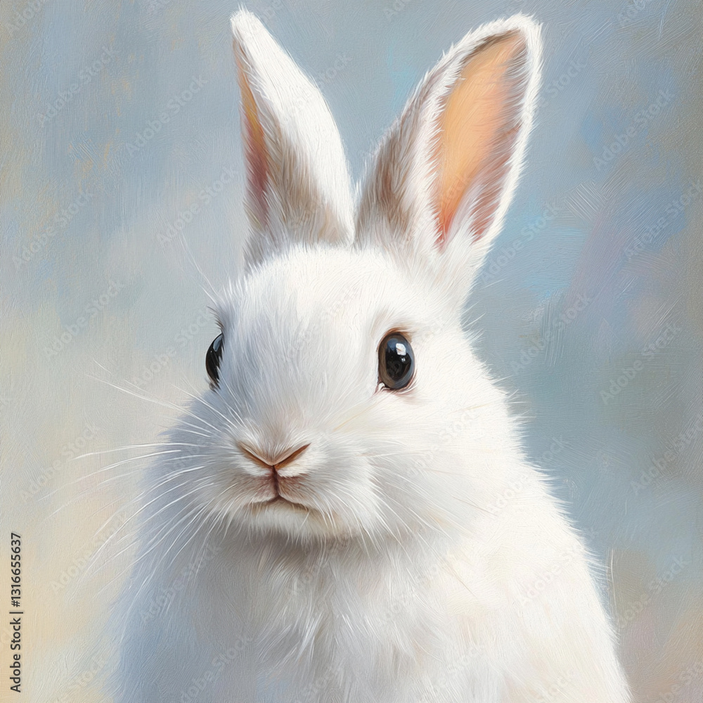 Obraz premium A cutie rabbit