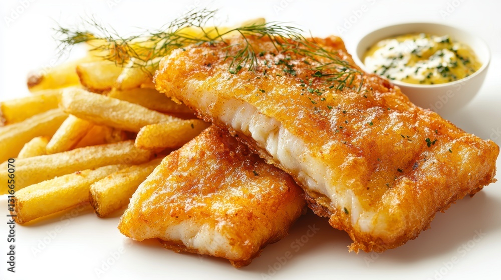 Indulge in the quintessential British delight, a symphony of flavors and textures that dance upon your palate Crispy, golden-brown fried fish, its flaky interior a testament to culinary perfection Indulge in the quintessential British delight, a symphony of flavors and textures that dance upon your palate Crispy, golden-brown fried fish, its flaky interior a testament to culinary perfection