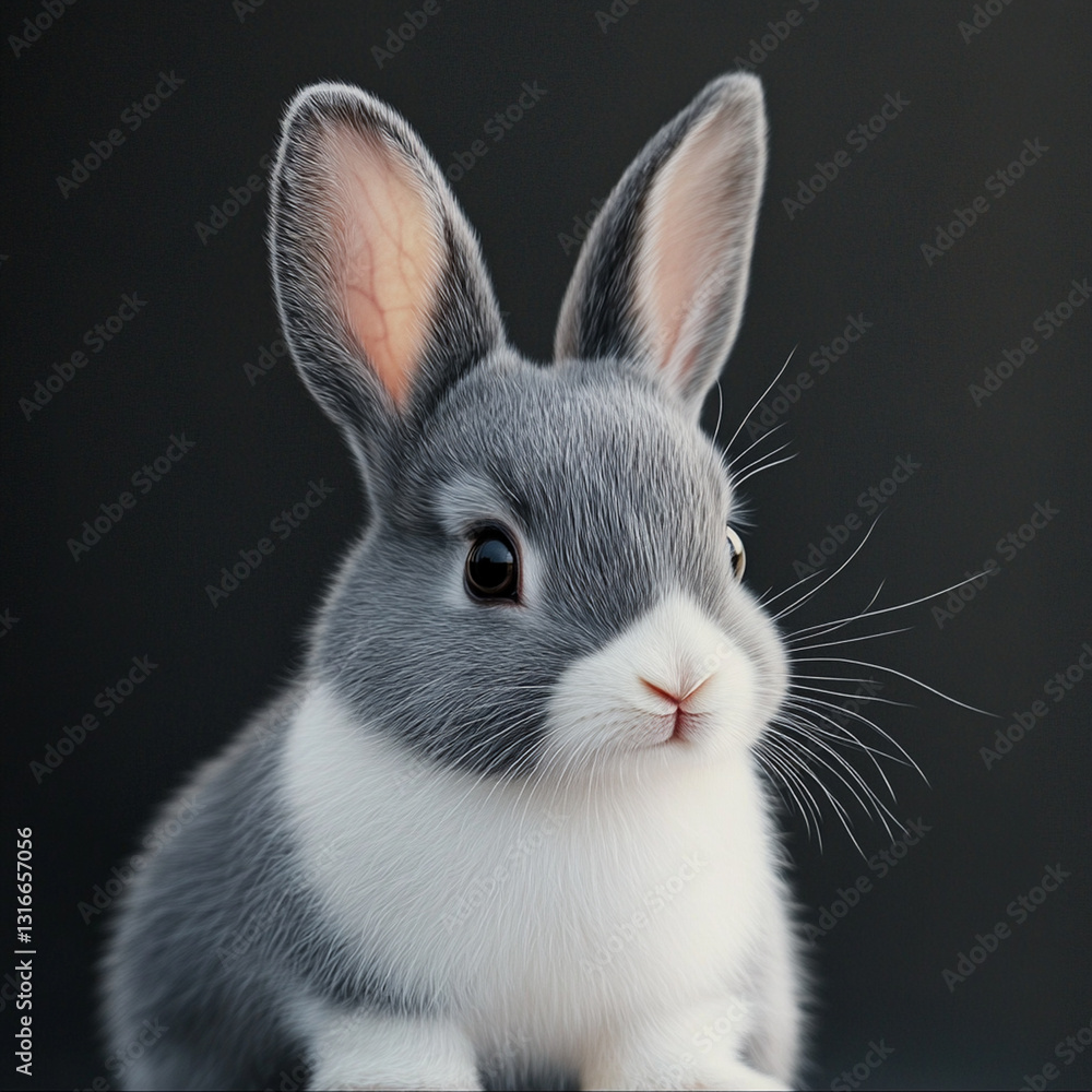 Obraz premium A cutie rabbit