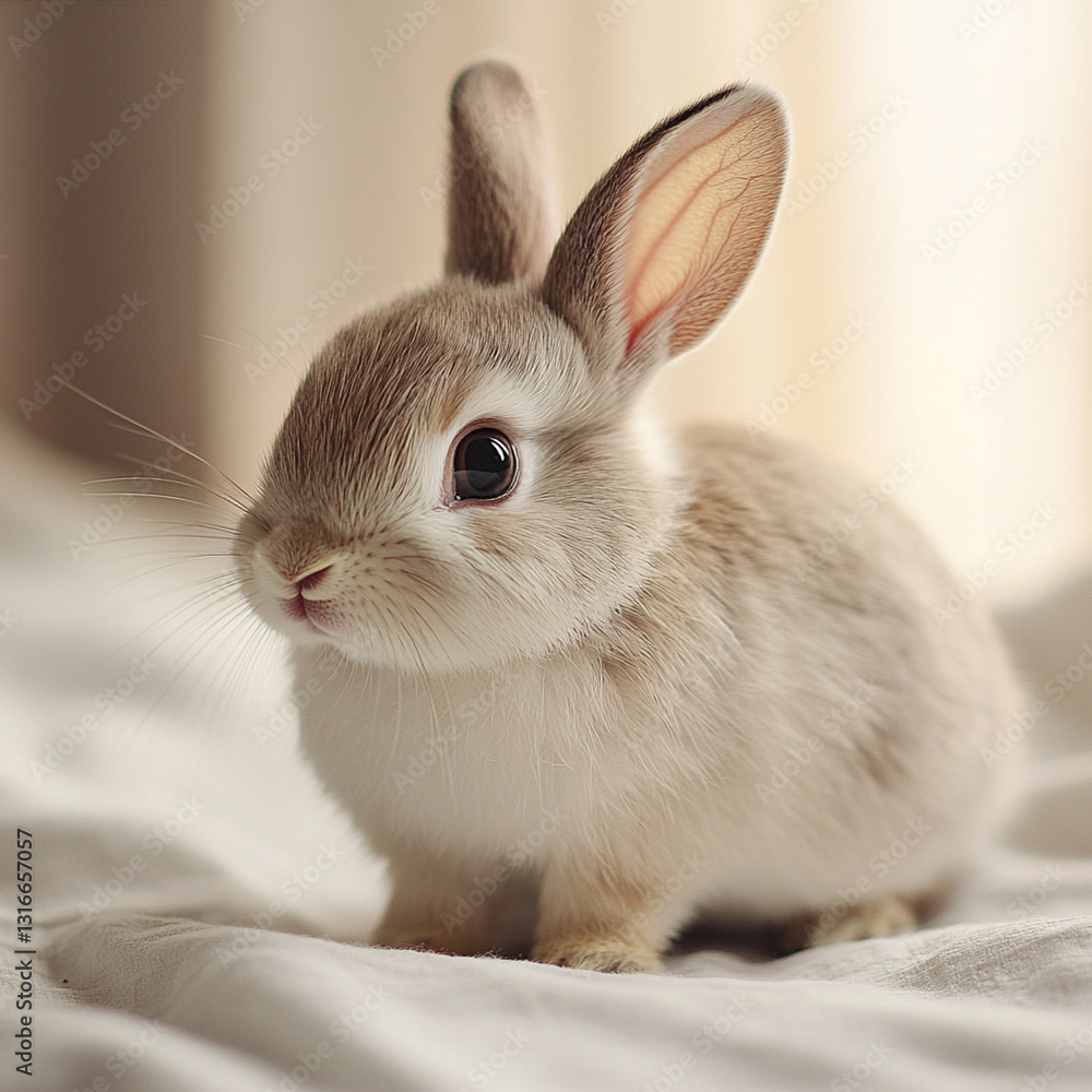 Obraz premium A cutie rabbit