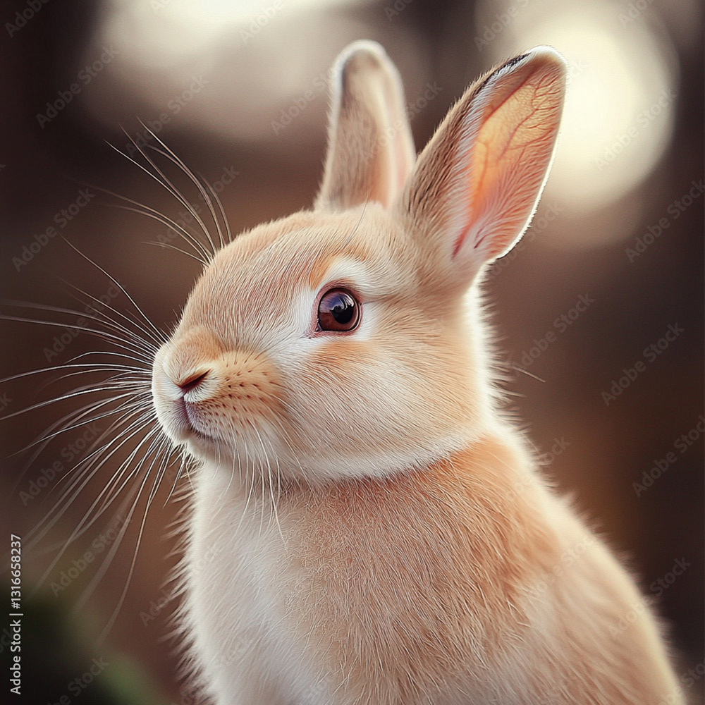 Obraz premium A cutie rabbit