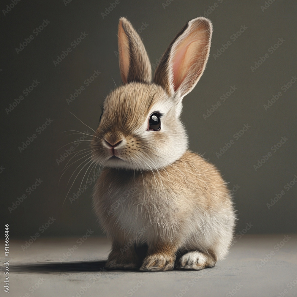Obraz premium A cutie rabbit