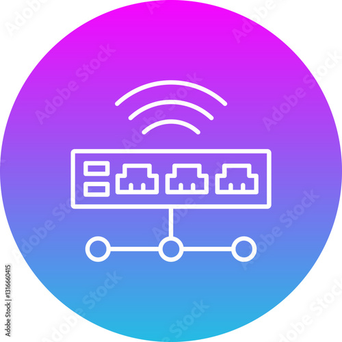 Network hub Icon