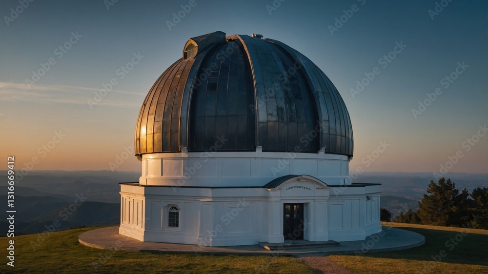 Fototapeta premium Capturing the cosmos at the observatory
