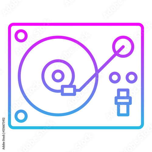 Vinyl player Icon