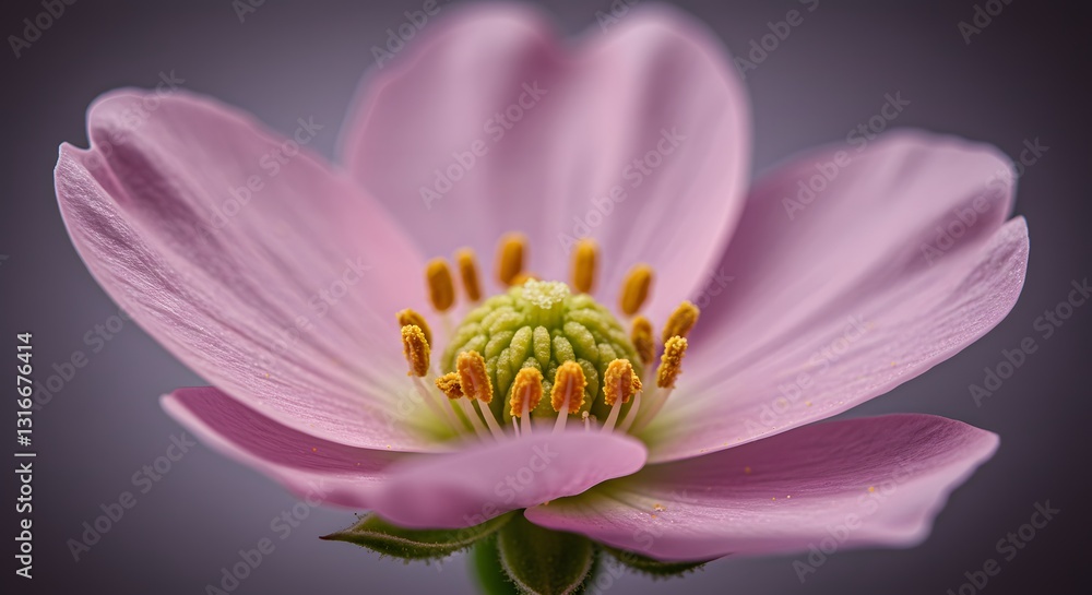 Natural Beauty: Macro Shot of a Delicate Flower Natural Beauty: Macro Shot of a Delicate Flower