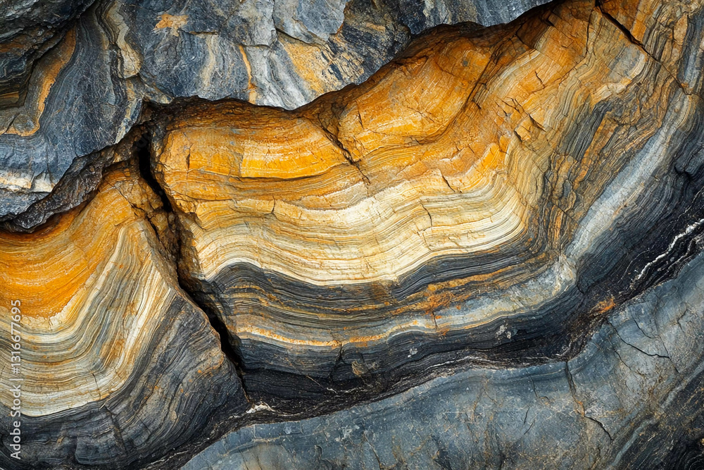 Unique patterns of layered rock formations showcasing vibrant colors and textures found in a natural landscape Unique patterns of layered rock formations showcasing vibrant colors and textures found in a natural landscape