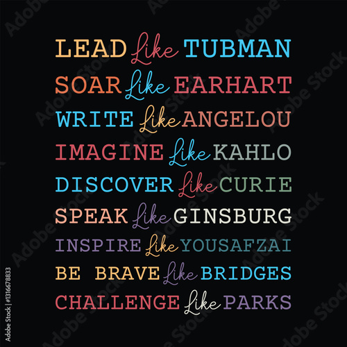 Lead Soar Write Inspire T-shirt, Women's History Month Shirt,