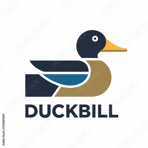 Vector Duckbill Logo for Democratic Party in Taiwan photo