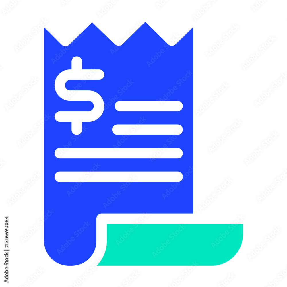 Invoice Vector Icon Design Illustration Invoice Vector Icon Design Illustration