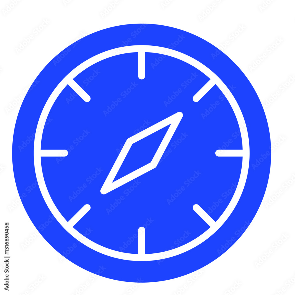 Compass Vector Icon Design Illustration Compass Vector Icon Design Illustration