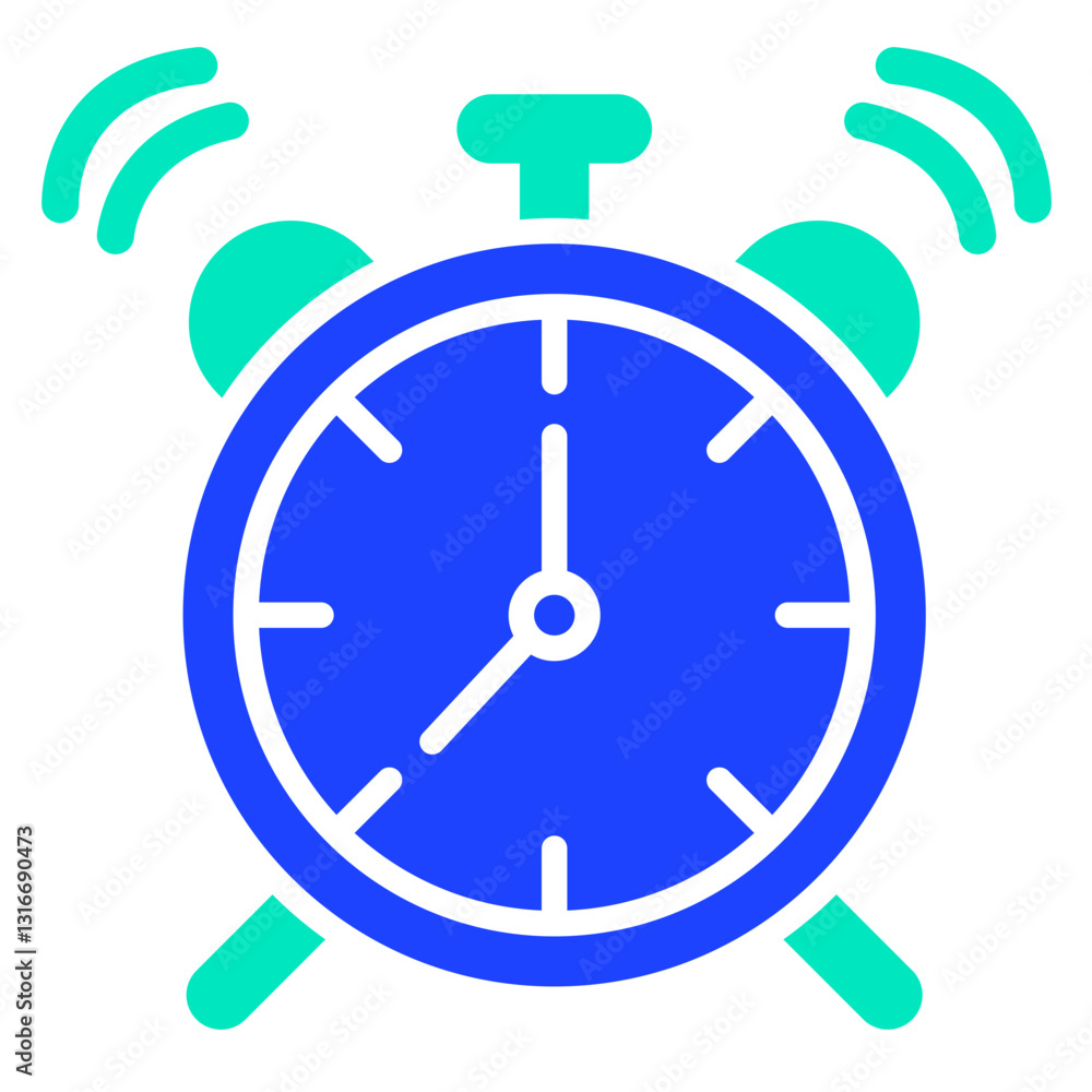 Alarm Clock Vector Icon Design Illustration Alarm Clock Vector Icon Design Illustration