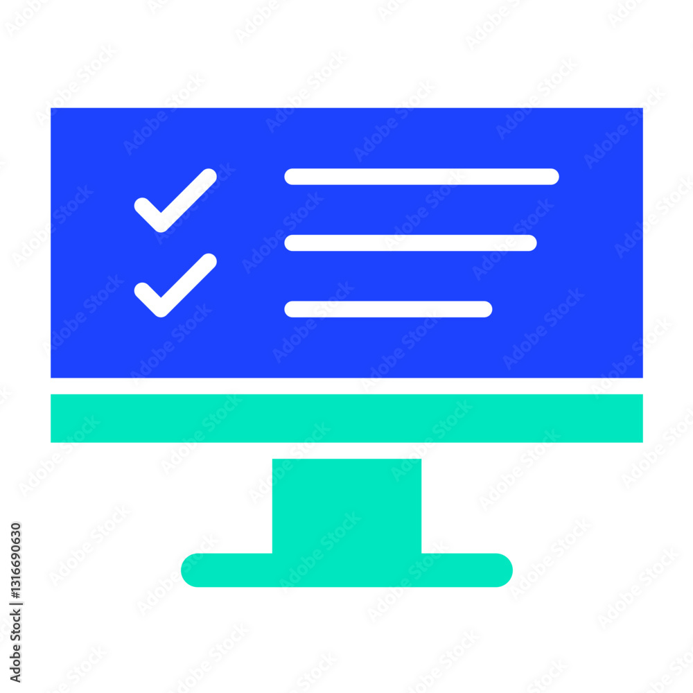 Online Survey Vector Icon Design Illustration Online Survey Vector Icon Design Illustration