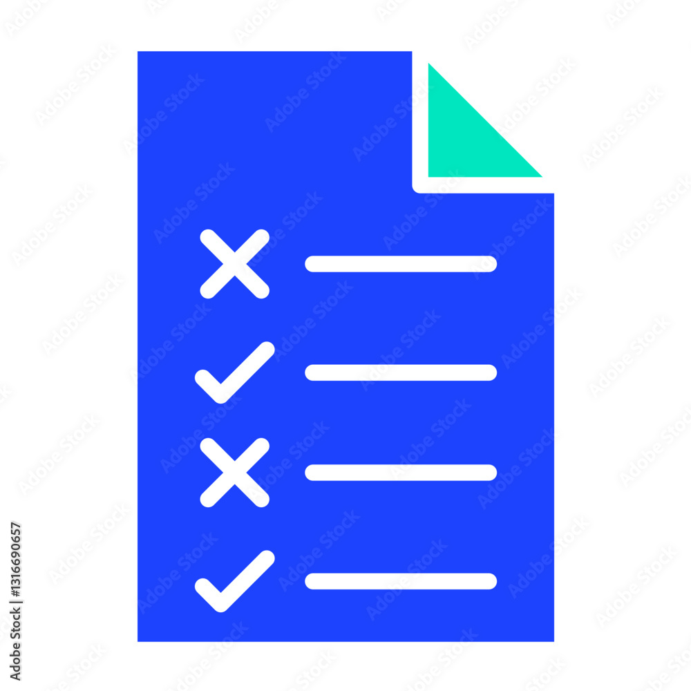 Testing Vector Icon Design Illustration Testing Vector Icon Design Illustration