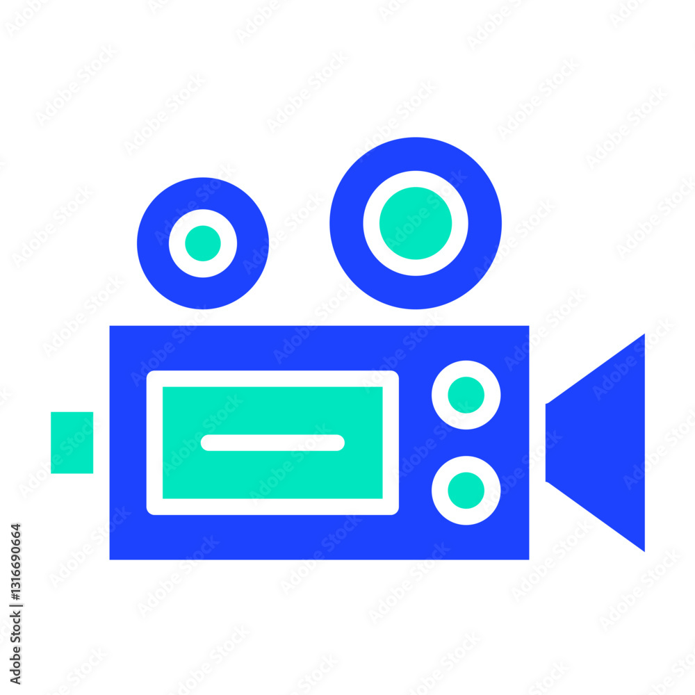 Video camera Vector Icon Design Illustration