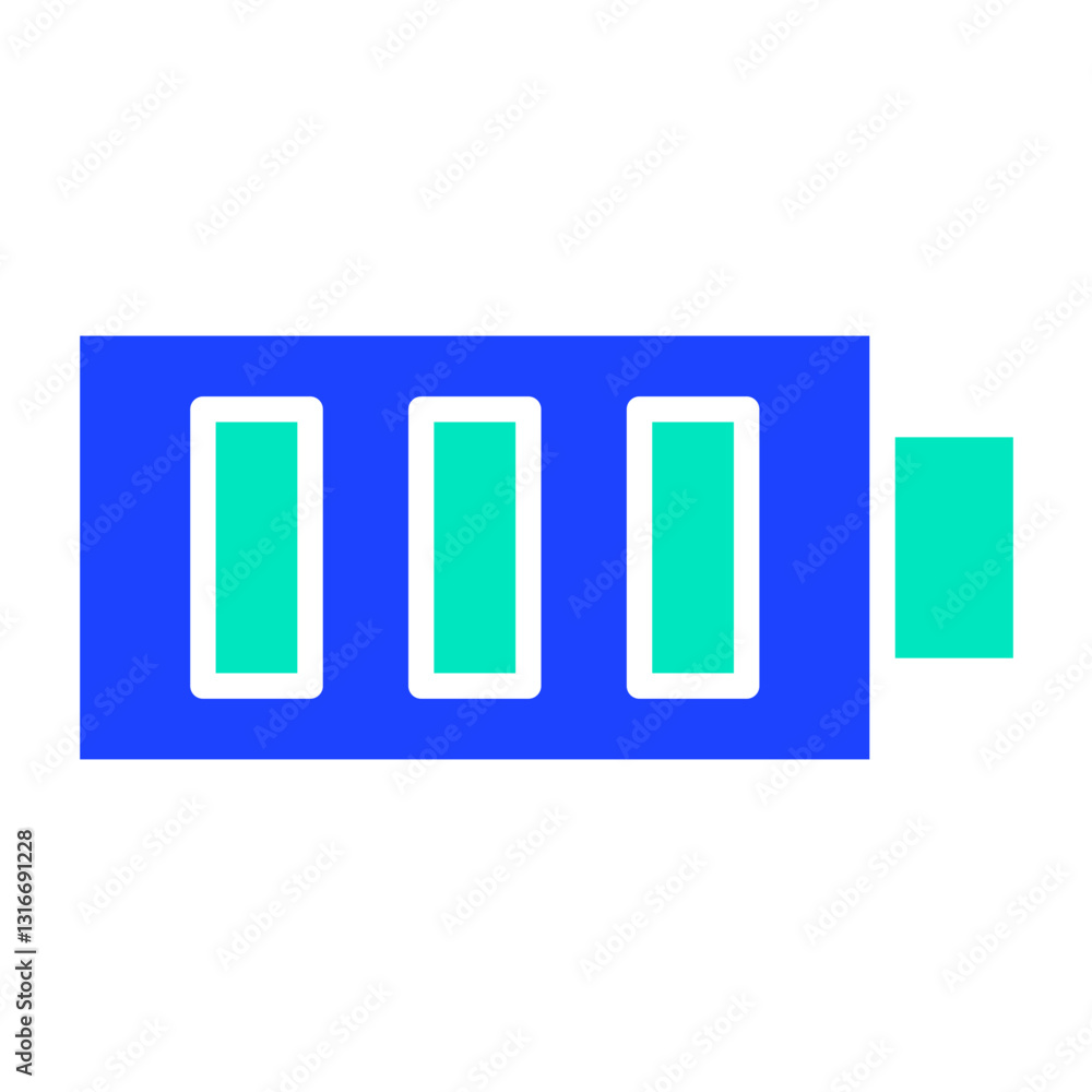 Battery Vector Icon Design Illustration Battery Vector Icon Design Illustration