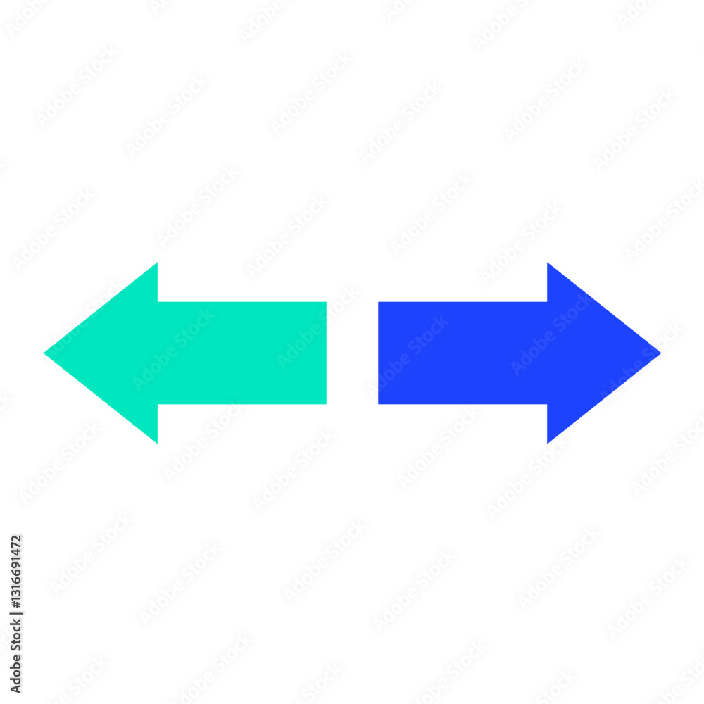 Left right Vector Icon Design Illustration Left right Vector Icon Design Illustration