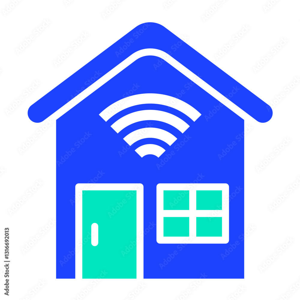 Smart house Vector Icon Design Illustration Smart house Vector Icon Design Illustration