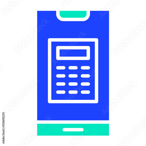 Calculator Vector Icon Design Illustration