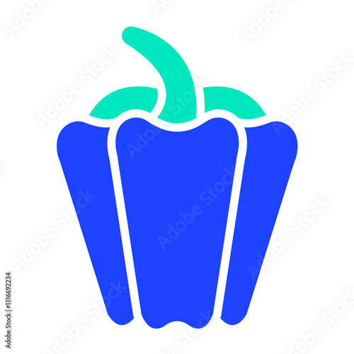 Capsicum Vector Icon Design Illustration