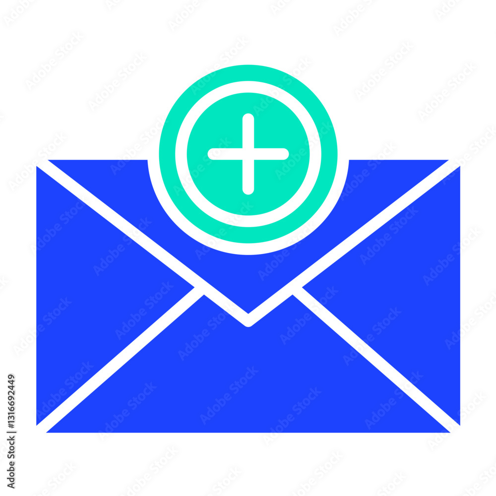 New message Vector Icon Design Illustration New message Vector Icon Design Illustration