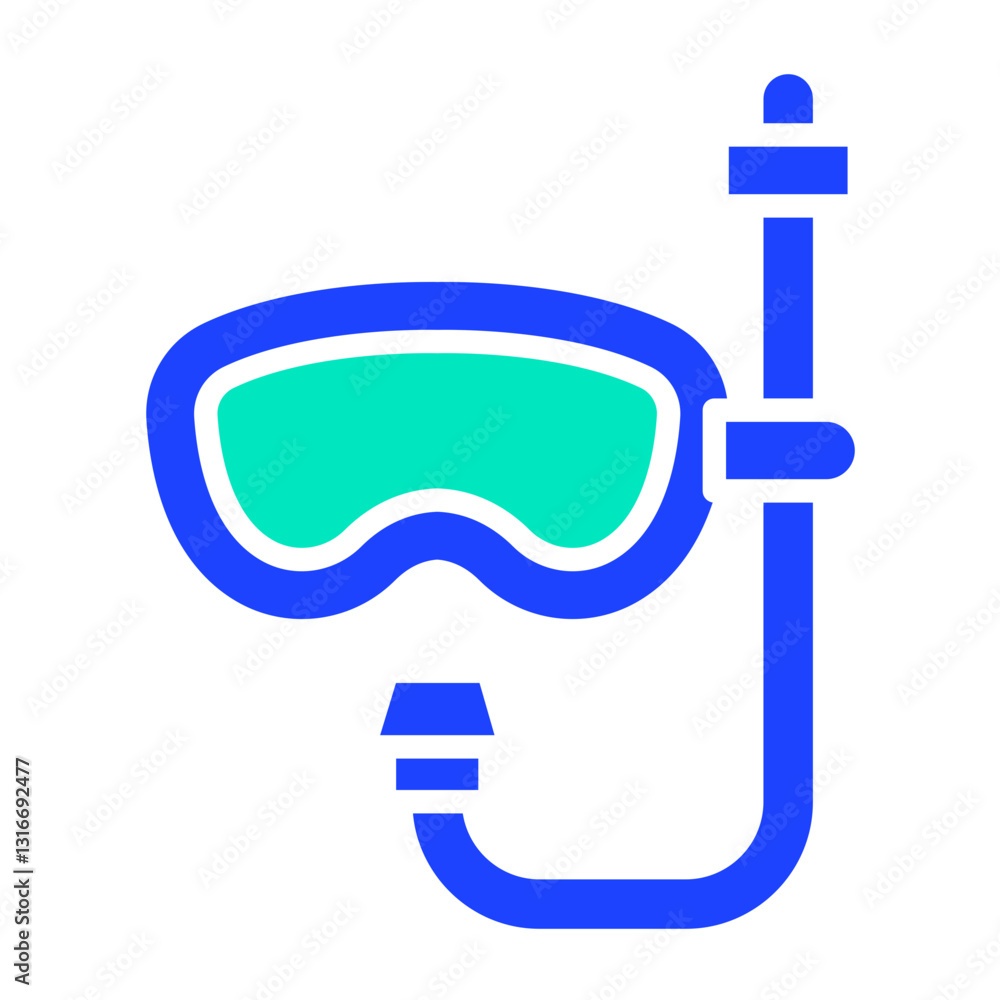 Scuba diving Vector Icon Design Illustration Scuba diving Vector Icon Design Illustration
