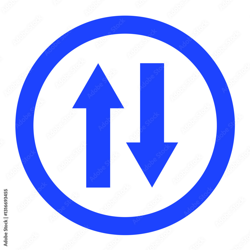 Two way Vector Icon Design Illustration Two way Vector Icon Design Illustration