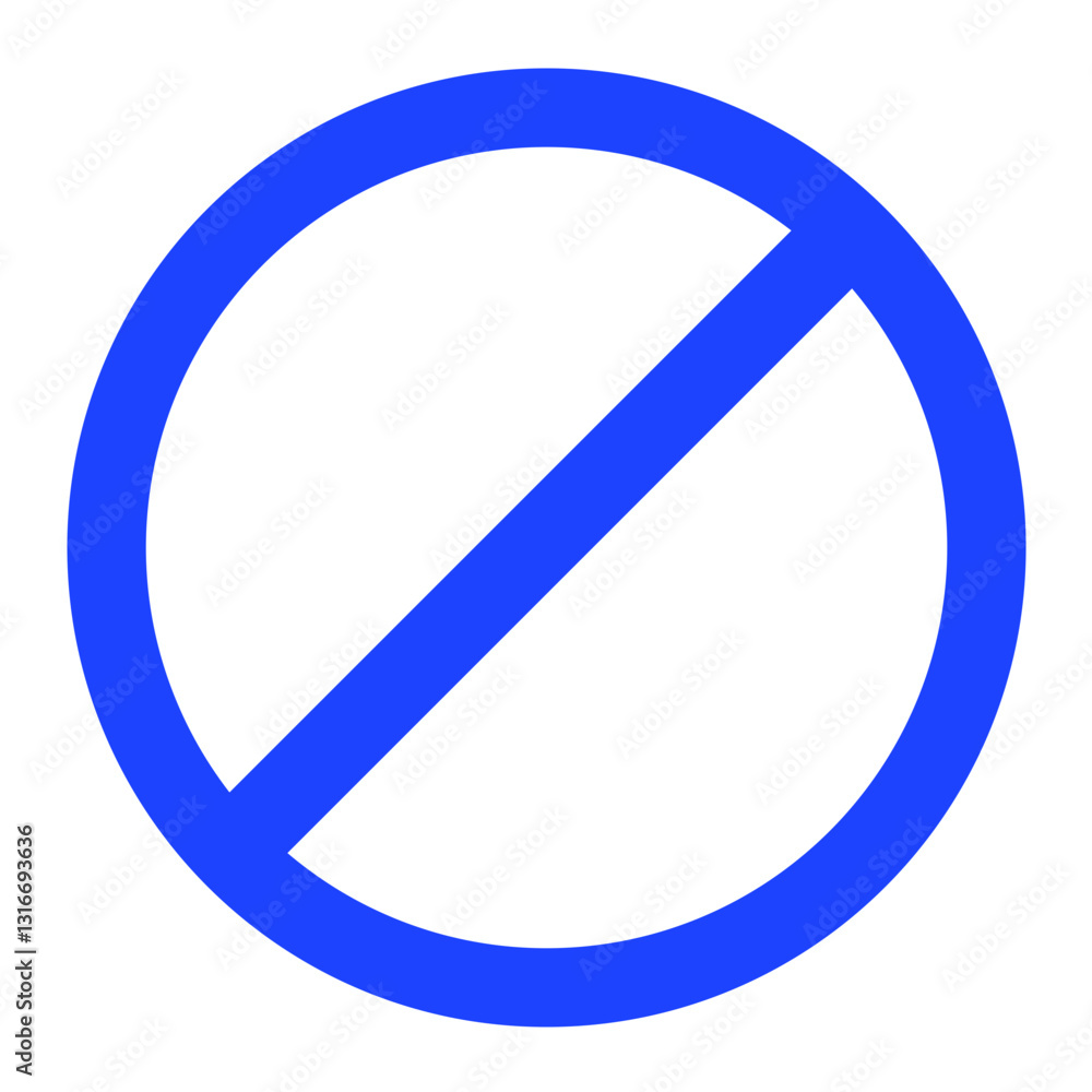 No stopping Vector Icon Design Illustration No stopping Vector Icon Design Illustration