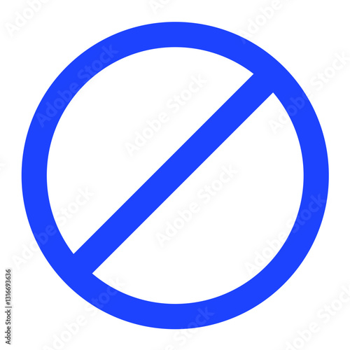 No stopping Vector Icon Design Illustration
