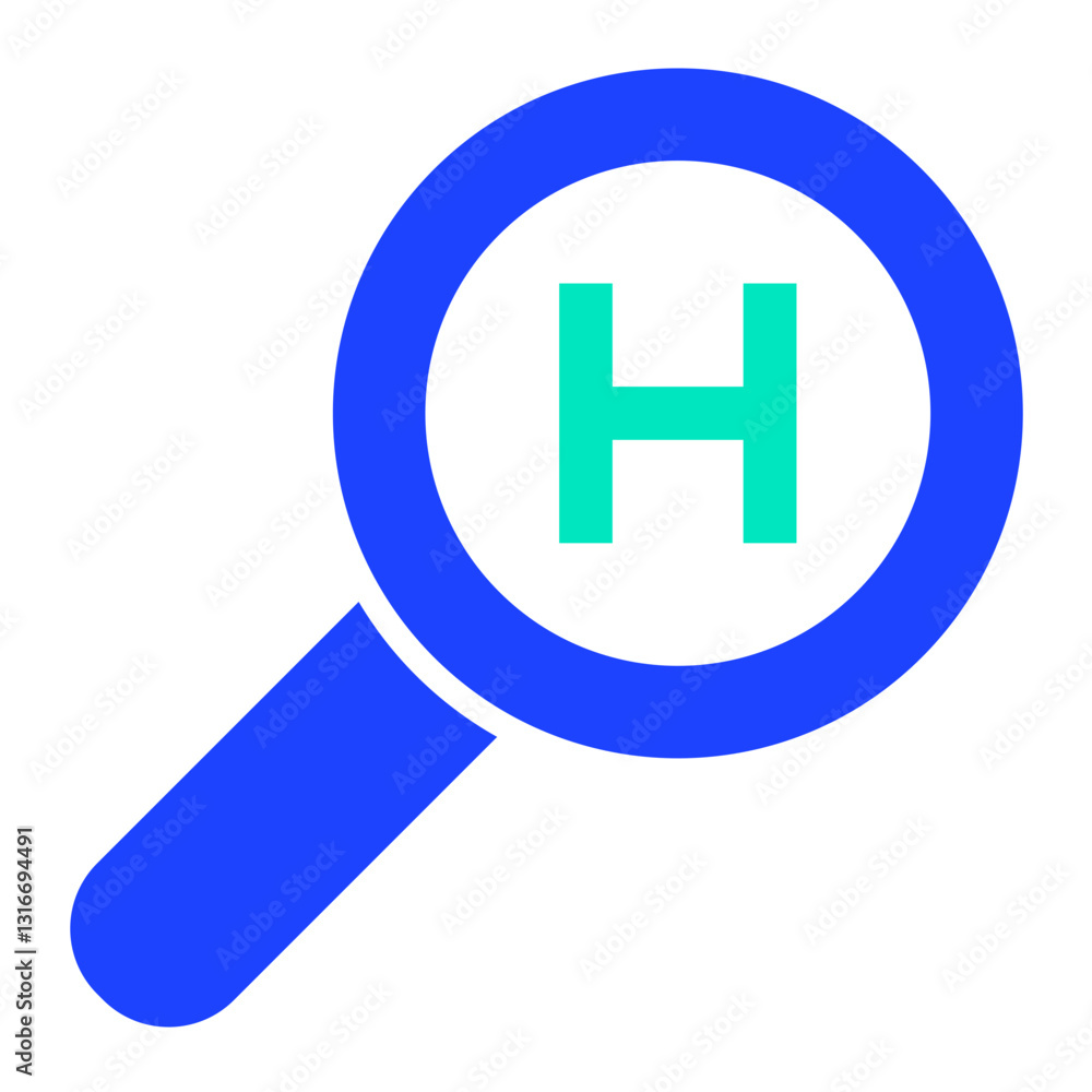 Fototapeta premium Hotel search Vector Icon Design Illustration