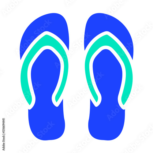 Slipper Vector Icon Design Illustration