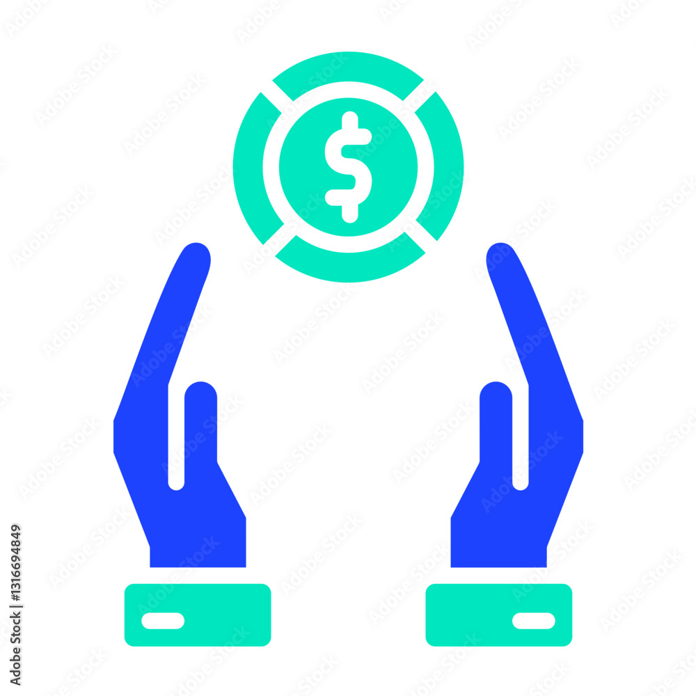 Charity Vector Icon Design Illustration Charity Vector Icon Design Illustration