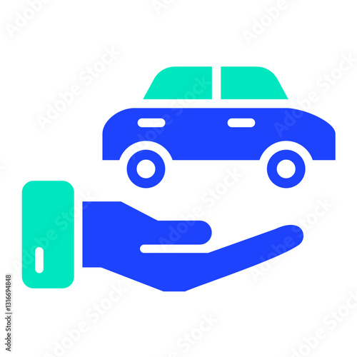 Car insurance Vector Icon Design Illustration