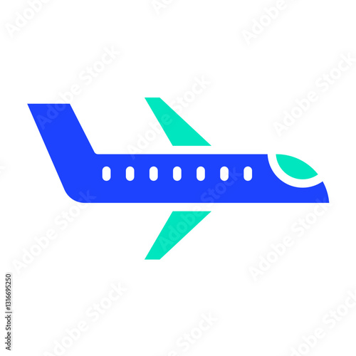 Airplane Vector Icon Design Illustration
