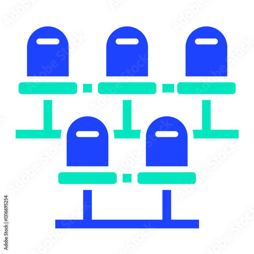 Waiting room Vector Icon Design Illustration