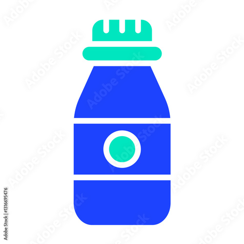 Vial bottle Vector Icon Design Illustration